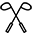 golf clubs icon