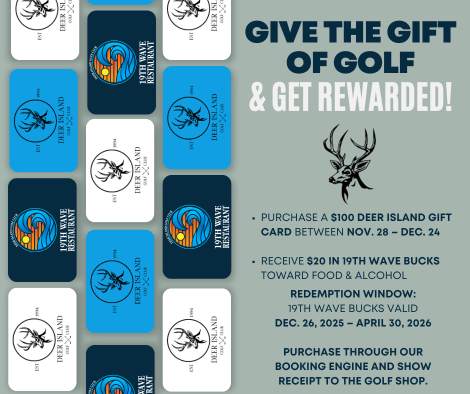 Deer Island Gift Card Black Friday Promotion